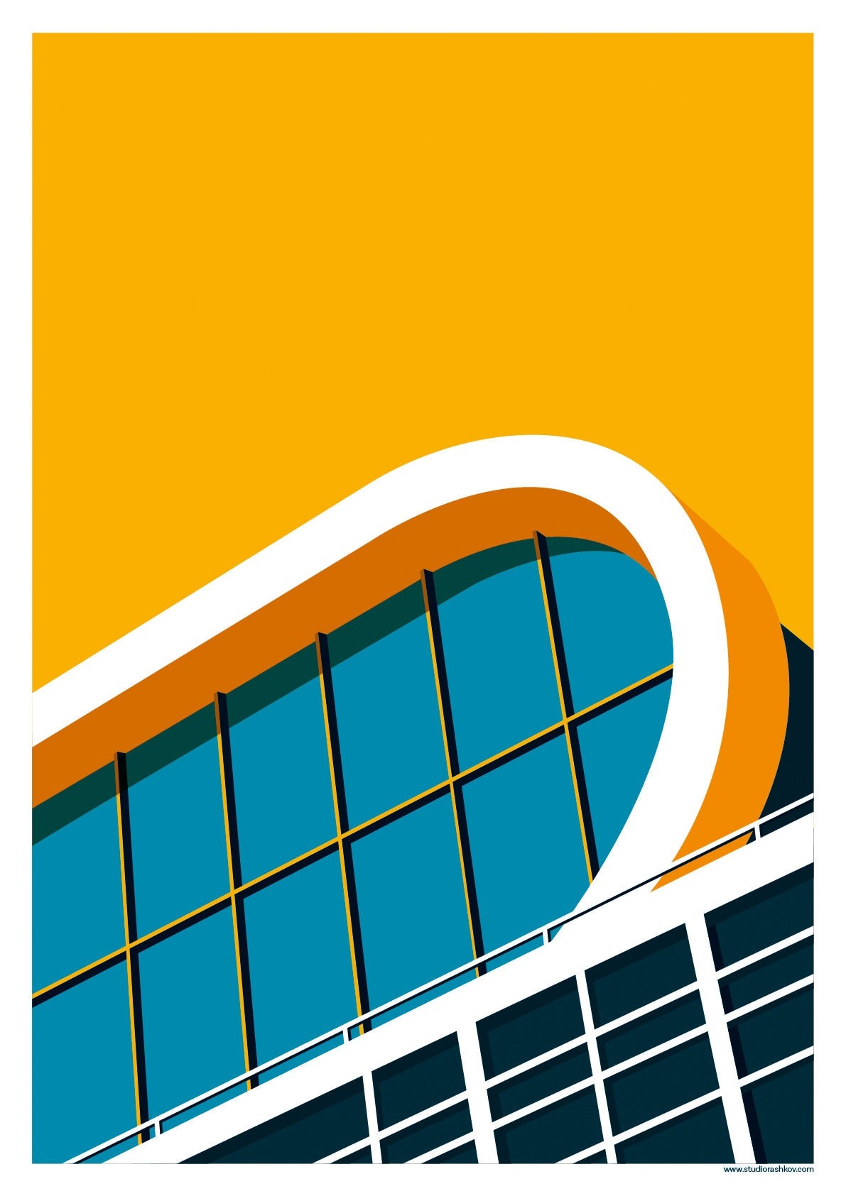 Poster Rotterdam | Las Palmas | Artprint Skyline