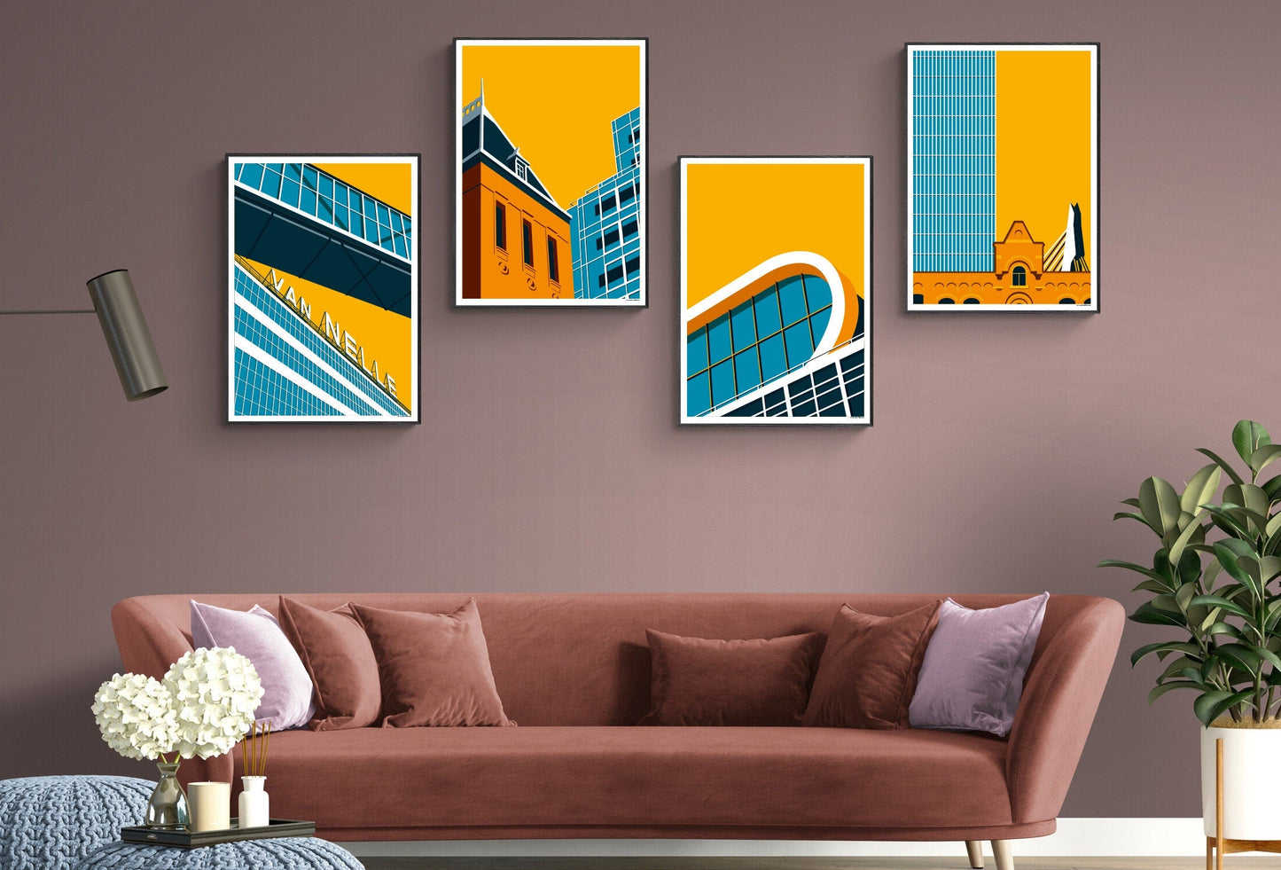 Poster Rotterdam | Wilhelminapier | De Rotterdam | Erasmusbrug | Artprint