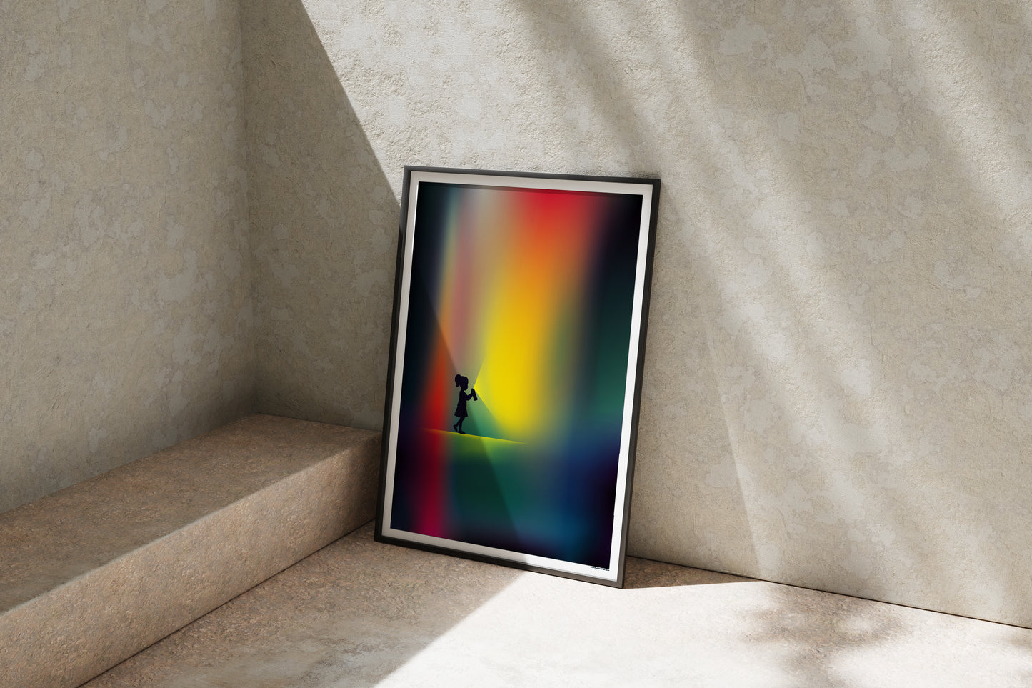 Artprint 'Spray Light, Spread Love'