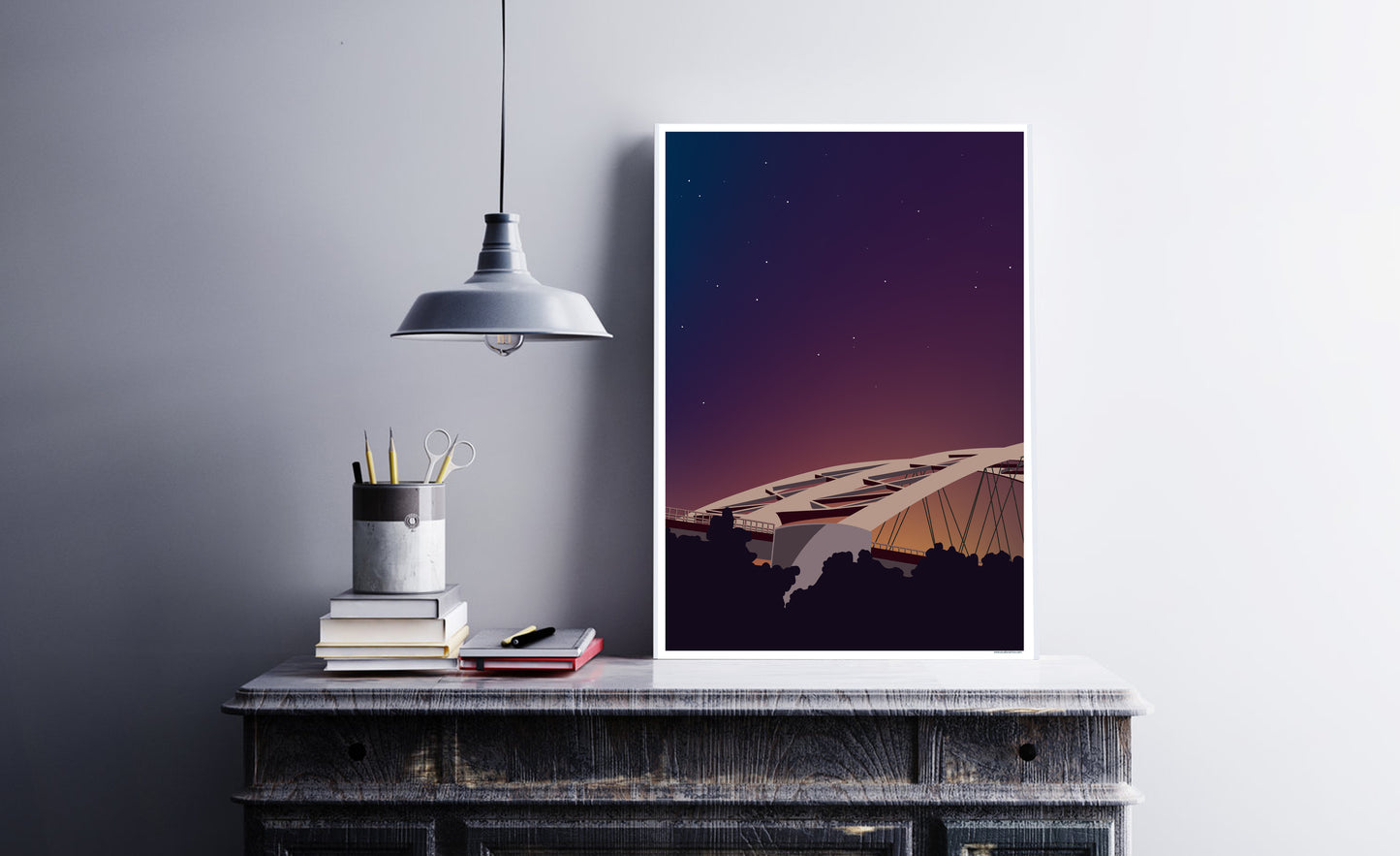 Artprint 'Coming Home | Van Brienenoordbrug by Night '