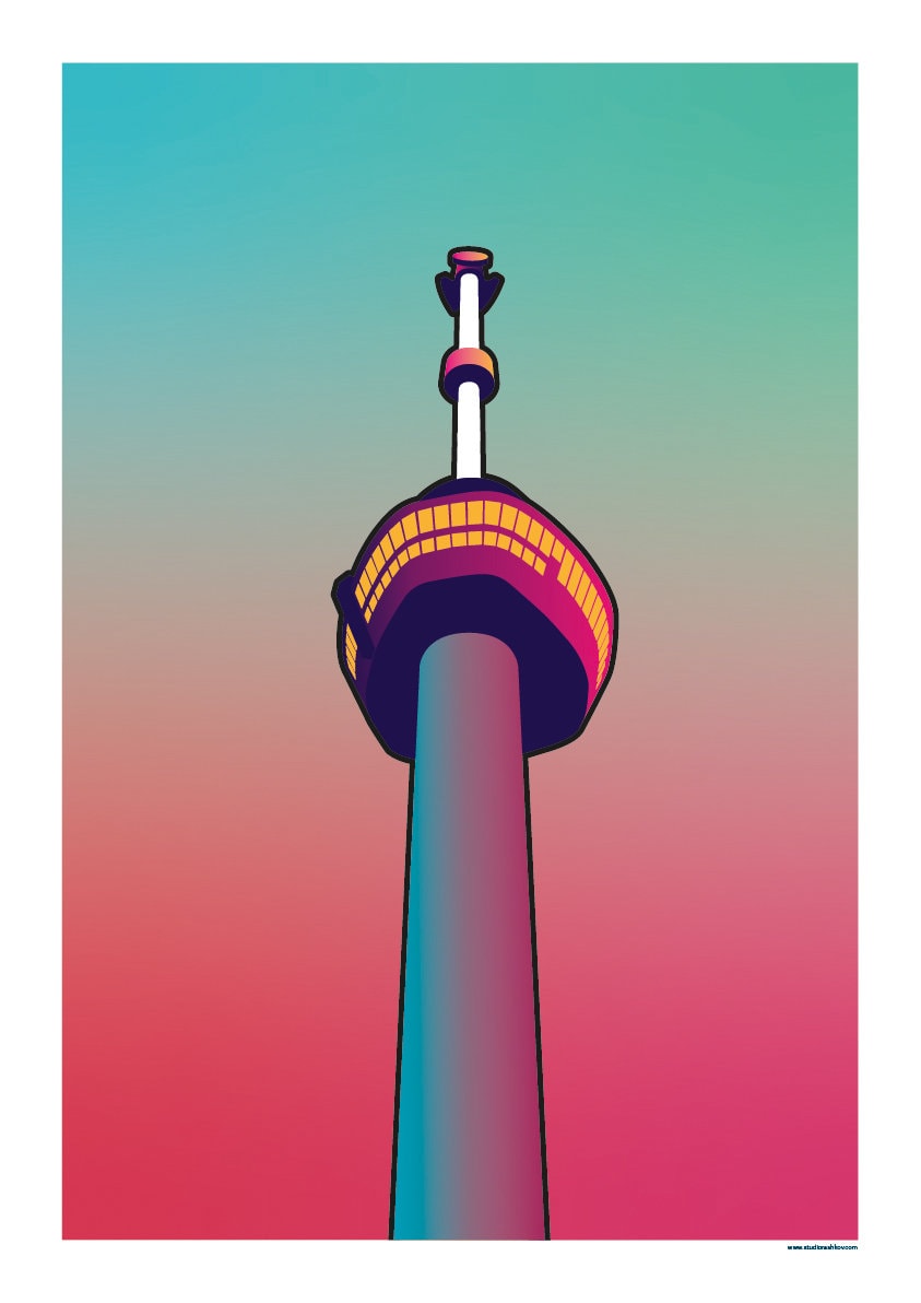 Poster Rotterdam | Euromast | Artprint skyline