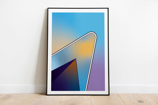 Poster Rotterdam | Centraal Station | Artprint skyline