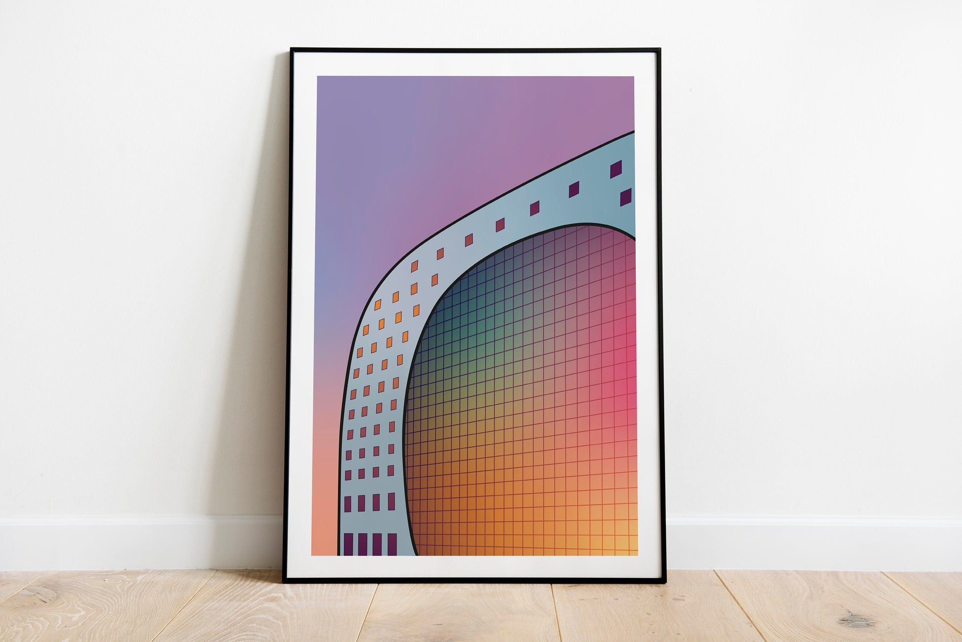Poster Rotterdam | De Markthal | Artprint skyline
