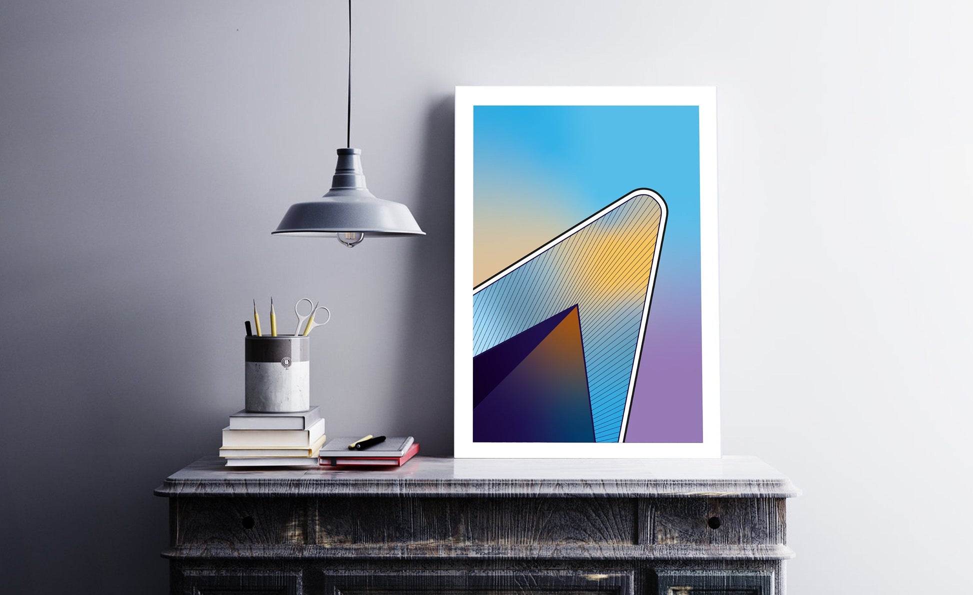 Poster Rotterdam | Centraal Station | Artprint skyline