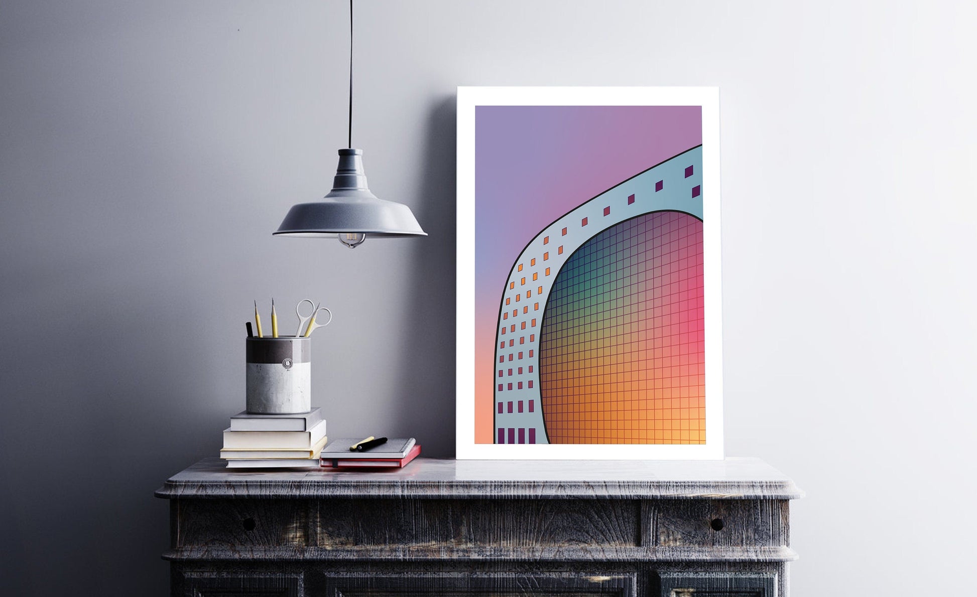 Poster Rotterdam | De Markthal | Artprint skyline