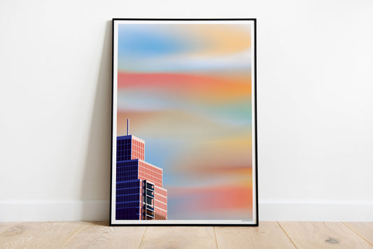 Poster Rotterdam | Zalmhaven | Artprint Skyline | Hoogbouw