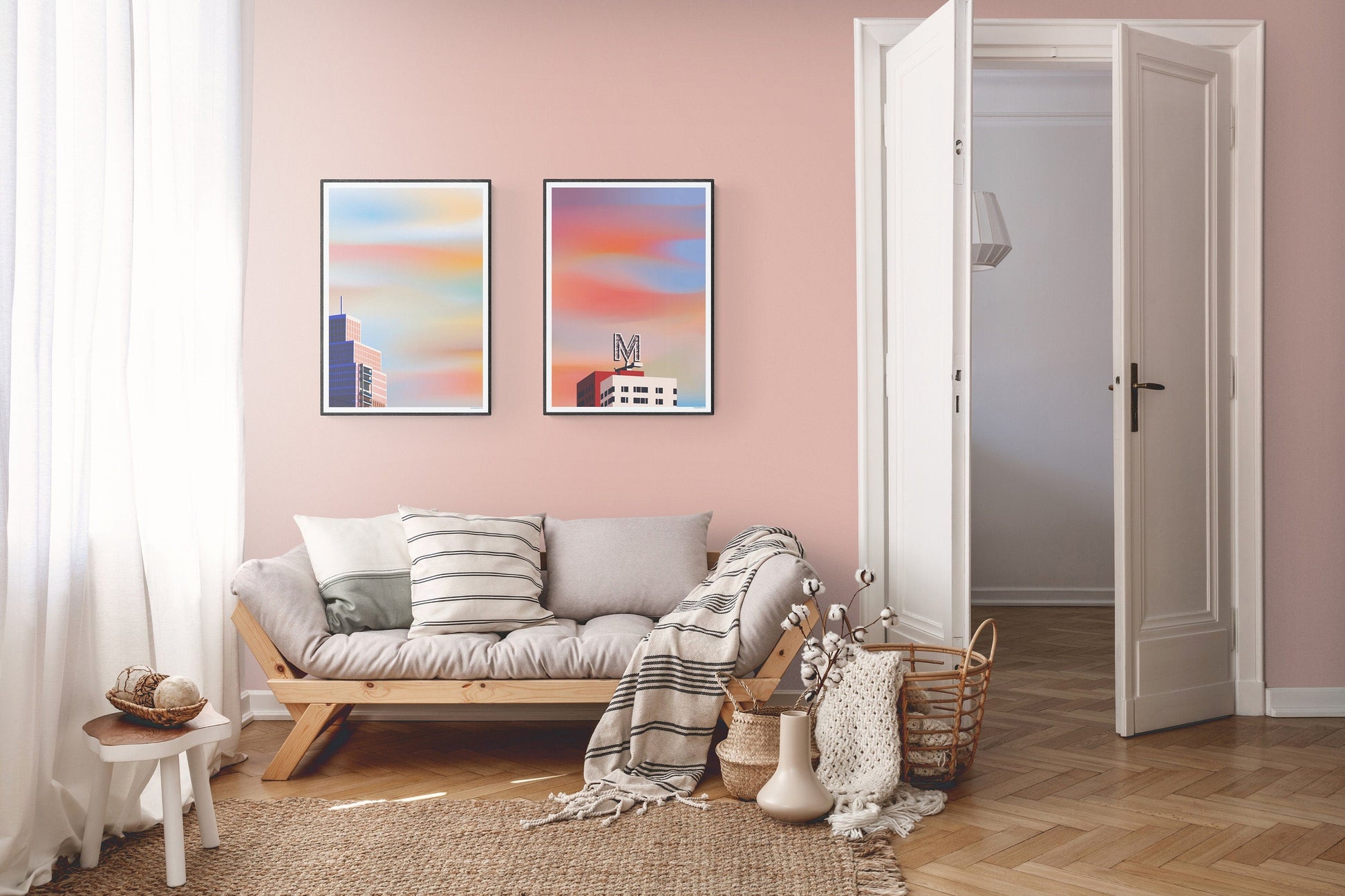 Poster Rotterdam | Zalmhaven | Artprint Skyline | Hoogbouw