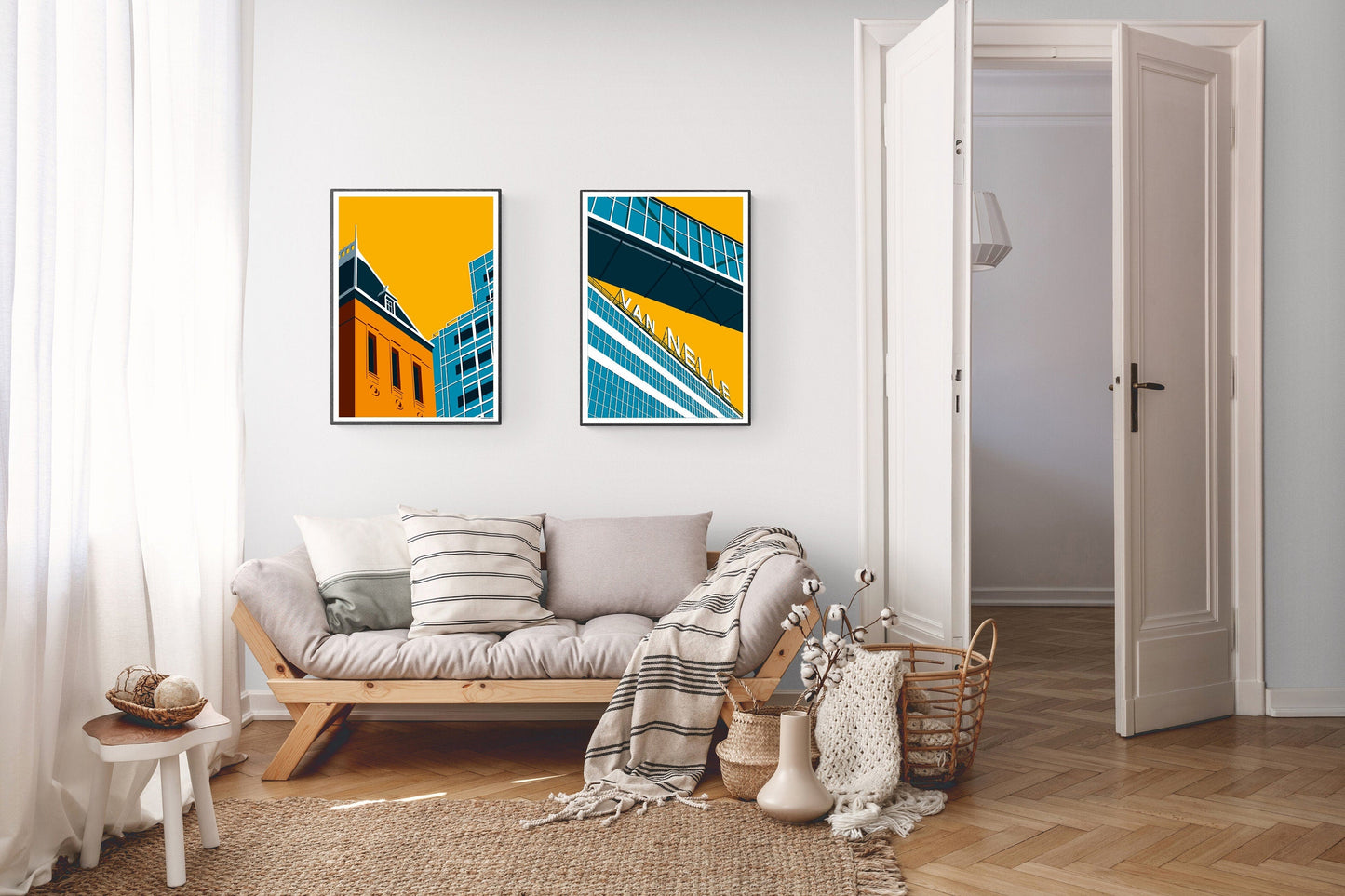 Poster Rotterdam | Van Nelle Fabriek | Artprint skyline
