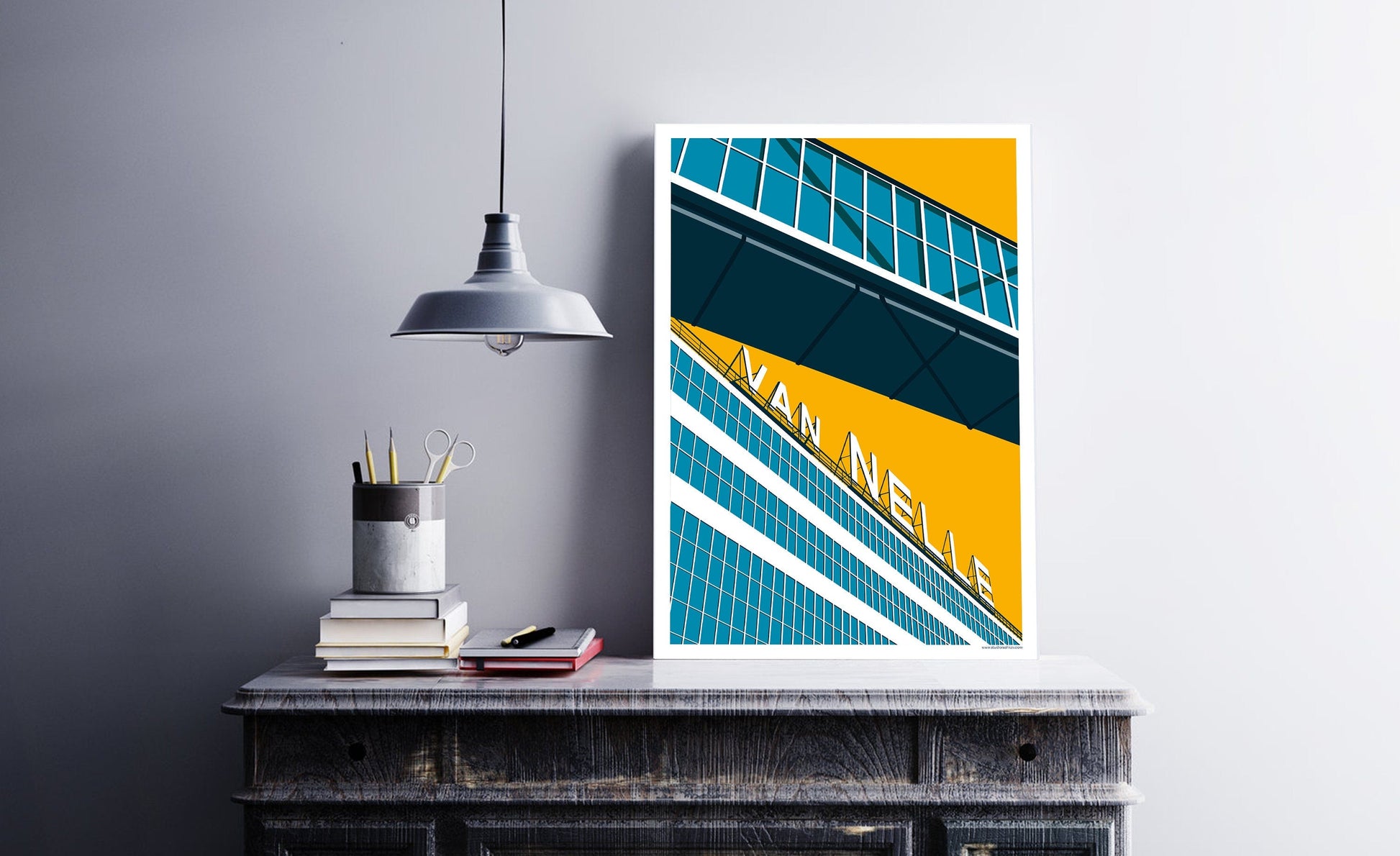 Poster Rotterdam | Van Nelle Fabriek | Artprint skyline