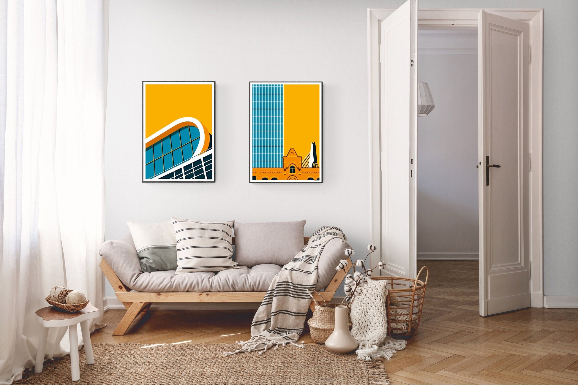 Poster Rotterdam | Wilhelminapier | De Rotterdam | Erasmusbrug | Artprint