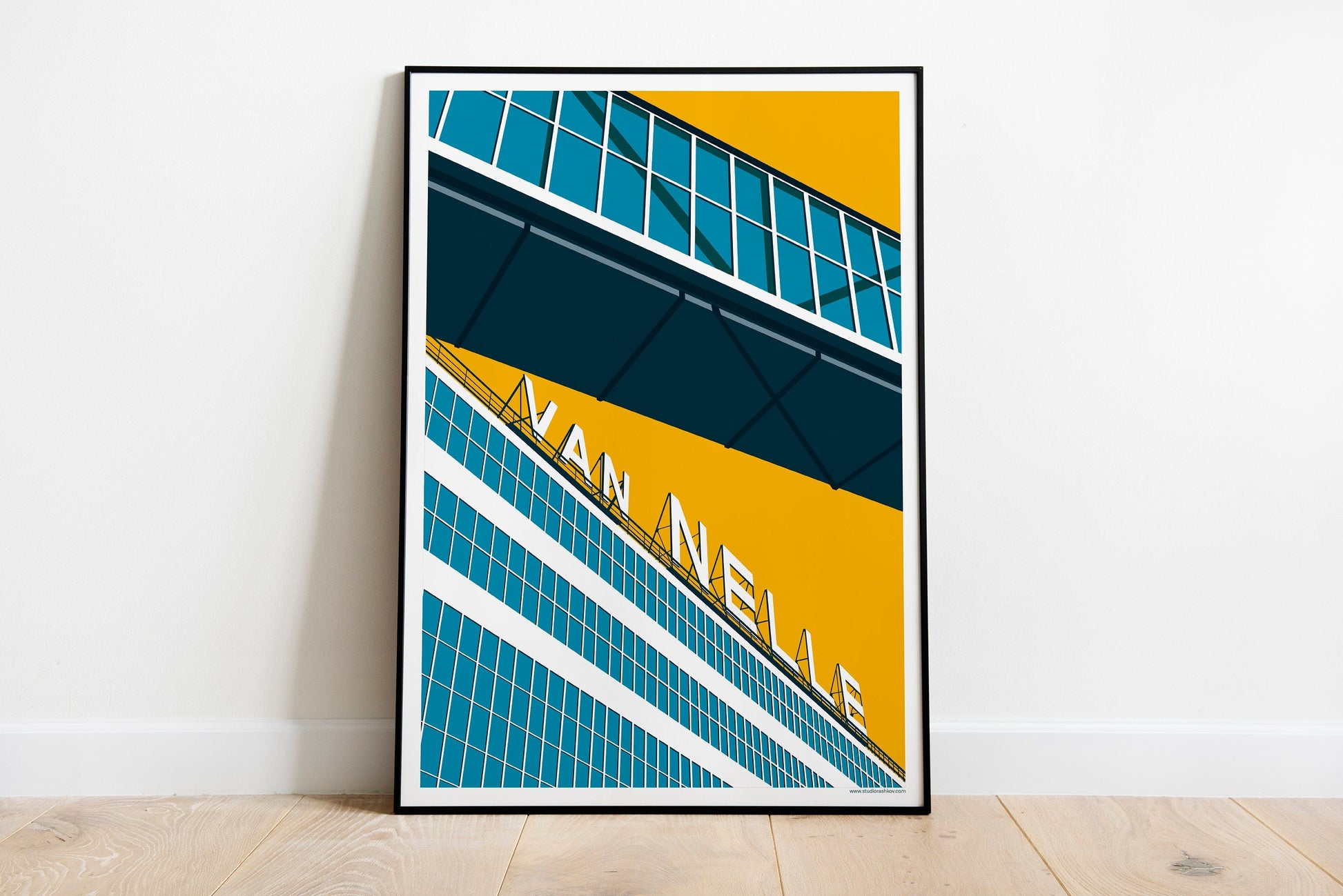 Poster Rotterdam | Van Nelle Fabriek | Artprint skyline