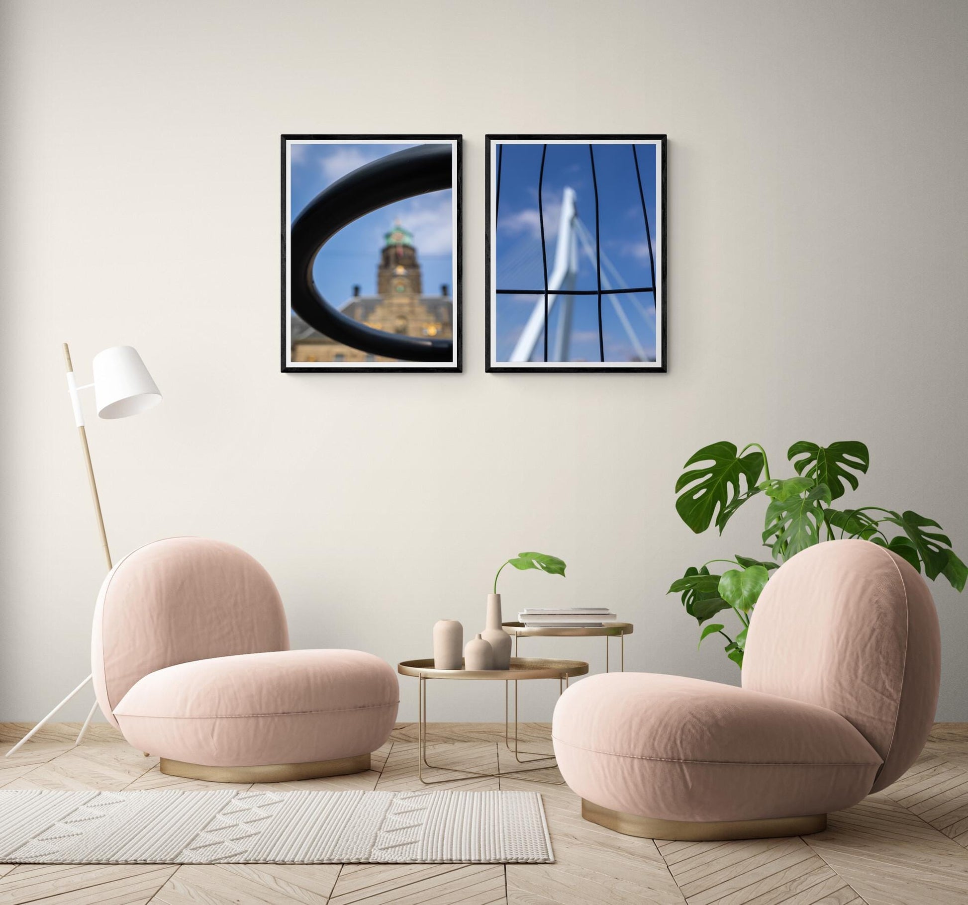 Artprint 'Rotterdam Out of Focus | Stadhuis'