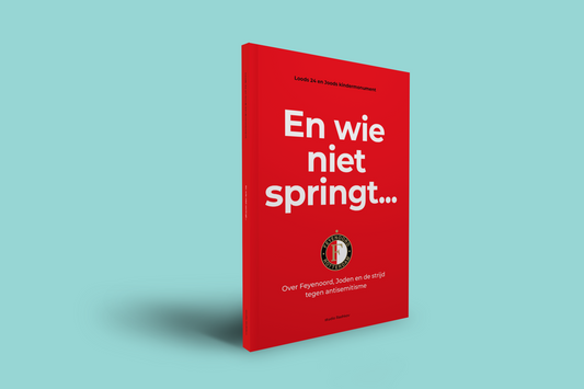 En wie niet springt...
