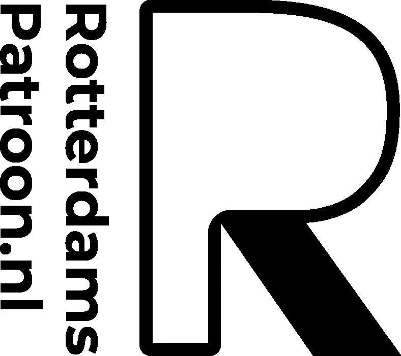 Set van 4 stevige Rotterdams Patroon onderzetters