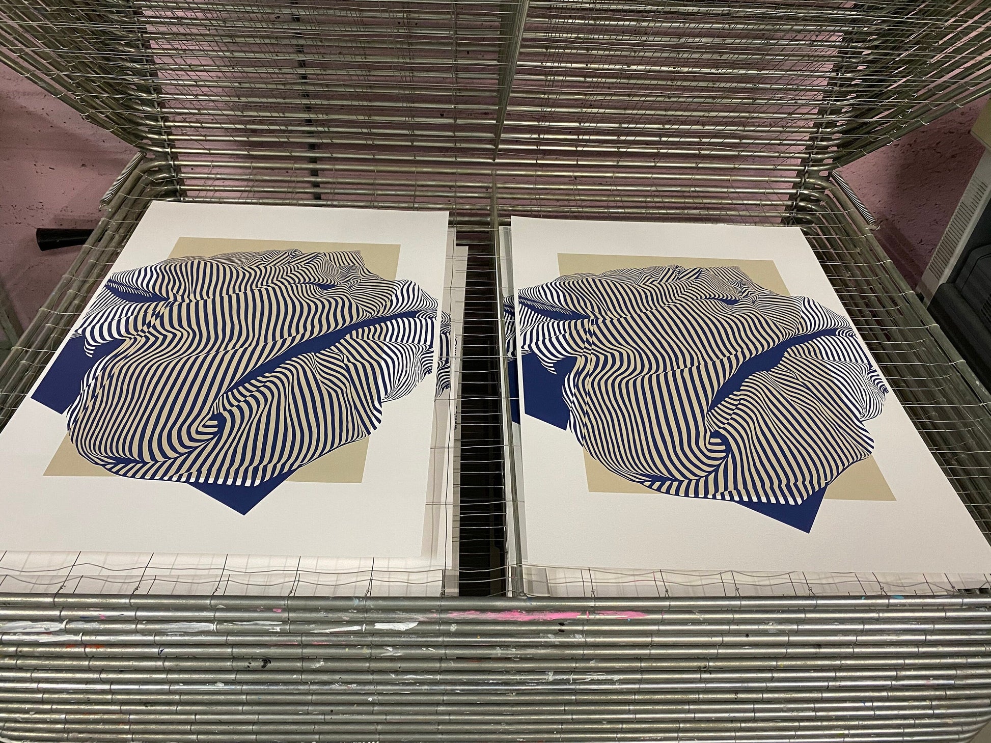 Abstracte kunst | Zeefdruk | Design | Illustratief | Lijnen